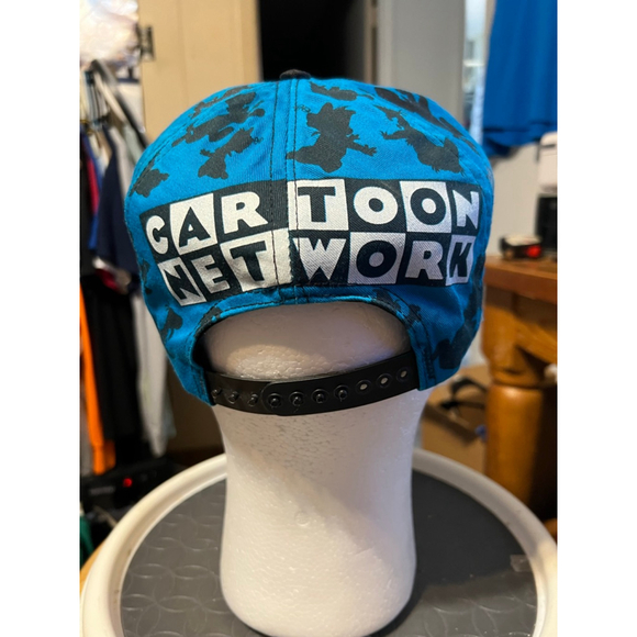 Vintage Cartoon Network Blue Black Character Print Snapback - Picture 3 of 6